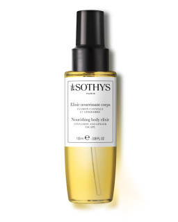 Olio corpo nutriente Sothys, profumo di cannella e zenzero