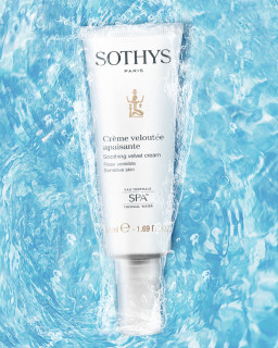 Crema lenitiva vellutata Sothys per pelle del viso sensibile