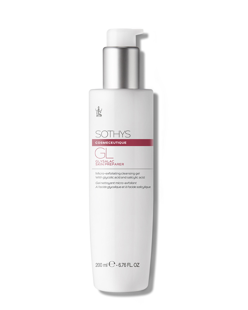 Glysalac skin preparer, gel detergente esfoliante viso Sothys